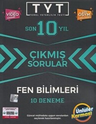 TYT Fen Bilimleri Karması Tıpkı Basım 10 Deneme - Ünlüler Karması