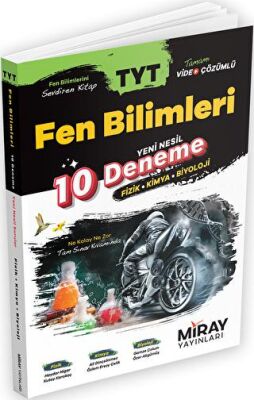 Miray Yayınları TYT Fen Bilimleri Yeni Nesil 10 Deneme - 1