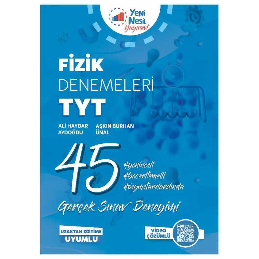 Yeni Nesil Yayınevi TYT Fizik 45 Deneme Sınavı - 1