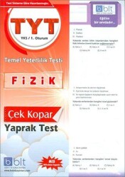 TYT - YKS 1. Oturum Fizik Çek Kopar Yaprak Test - Bulut Eğitim ve Kültür Yayınları