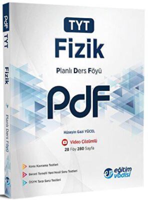 Eğitim Vadisi Yayınları TYT Fizik PDF Planlı Ders Föyü - 1