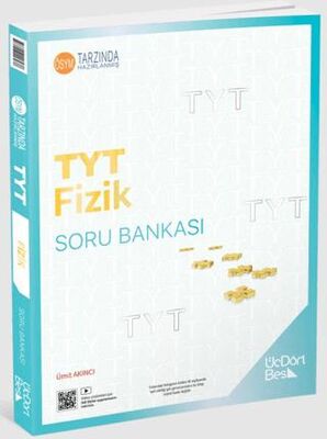 Üç Dört Beş Yayınları 2025 TYT Fizik Soru Bankası - 1