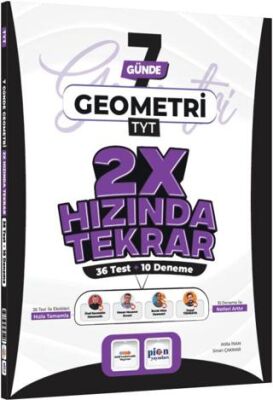 TYT Geometri 7 Günde 2X Hızında Tekrar Deneme - 1