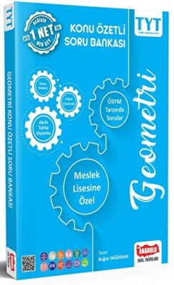Anadolu Okul Yayınları TYT Geometri Konu Özetli Meslek Lisesine Özel Soru Bankası - 1