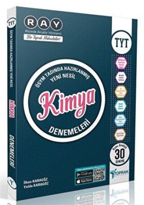 Toprak Yayıncılık RAY TYT Kimya Denemeleri - Konu Analizli 30 Deneme - 1