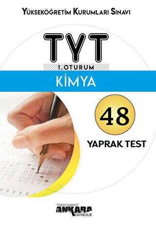 Ankara Yayıncılık TYT Kimya 48 Yaprak Test