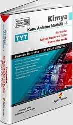 Aydın Yayınları TYT Kimya Konu Anlatım Modülü - 4 Karışımlar-Asitler-Bazlar-Tuzlar-Kimya Her Yerde - Aydın Yayınları