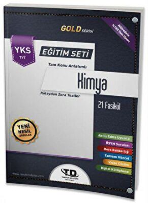 Tandem Yayınları TYT Gold Serisi Kimya 21 Fasikül Eğitim Seti - 1