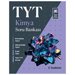 TYT Kimya Soru Bankası - Tudem Yayınları - Bayilik