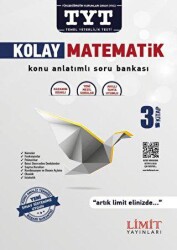 TYT Kolay Matematik Konu Anlatımlı Soru Bankası 3. Kitap - Limit Yayınları