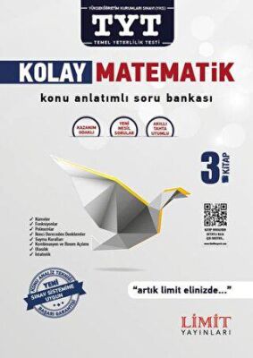 TYT Kolay Matematik Konu Anlatımlı Soru Bankası 3. Kitap - 1