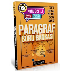TYT KPSS ALES DGS MSÜ Paragraf Soru Bankası - Panem Yayınları