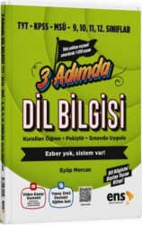TYT KPSS MSÜ Dil Bilgisi 3 Adımda Video Destekli Soru Bankası - ENS Yayınları