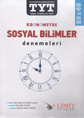 TYT Kronometre Sosyal Bilimler Denemeleri - 1