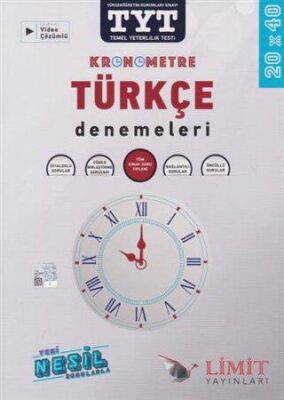 TYT Kronometre Türkçe 20x40 Denemeleri 2020 - 1