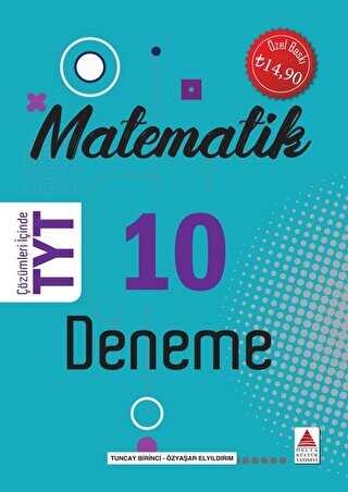 Delta Kültür Yayınevi TYT Matematik 10 Deneme