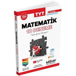 Miray Yayınları TYT Matematik 10 Deneme - Miray Yayınları