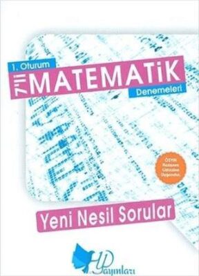 HYD Yayınları 1. Oturum 7`li TYT Matematik Denemeleri - 1
