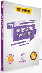Karekök Yayıncılık TYT Matematik Denemeleri YKS 1. Oturum - Karekök Yayıncılık