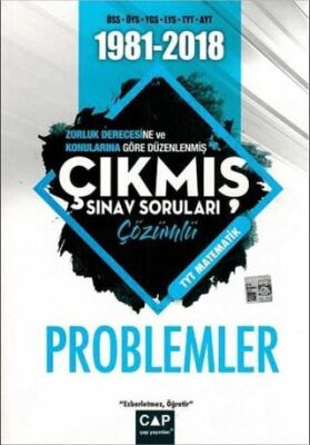 Çap Yayınları TYT Matematik Problemler Çözümlü Çıkmış Sınav Soruları - 1