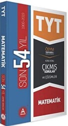 A Yayınları TYT Matematik Son 54 Yıl Konu Konu Çıkmış Sorular ve Çözümleri - A Yayınları