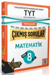TYT Matematik Son 8 Yıl Çıkmış Sorular 2018-2025 - Liderler Karması Yayınları