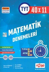 Nego Yayınları TYT Matematik Tamamı Video Çözümlü 40x11 Branş Deneme - NeGo Yayınları