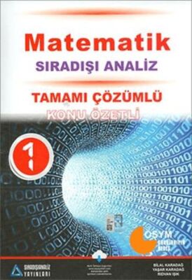 Sıradışı Analiz Yayınları YGS Matematik Sıradışı Analiz Tamamı Çözümlü Konu Özetli - 1