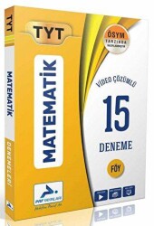 TYT Matematik Video Çözümlü 15 Branş Deneme - PARAF Yayınları