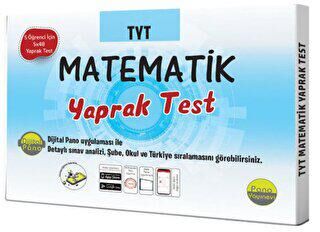 Pano Yayınevi TYT Matematik Yaprak Testleri Kutulu Dökme Test 5x48 Adet - 1