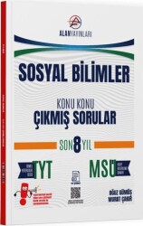 TYT MSÜ Sosyal Bilimler Konu Konu Çıkmış Sorular Son 8 Yıl - Alan Yayınları