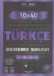 TYT - MSÜ Türkçe 10x40 Deneme Sınavı - Edebiyat Sokağı Yayınları