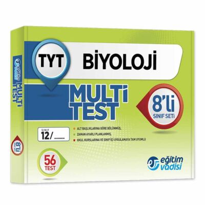 TYT Multi 8 Öğrencilik Kutu Test Biyoloji Eğitim Vadisi - 1