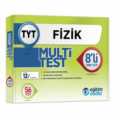 TYT Multi 8 Öğrencilik Kutu Test Fizik Eğitim Vadisi - 1