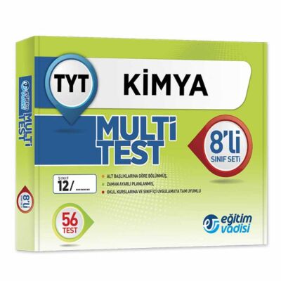 TYT Multi 8 Öğrencilik Kutu Test Kimya Eğitim Vadisi - 1