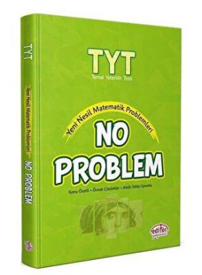 Editör Yayınevi TYT Matematik No Problem Soru Bankası - 1