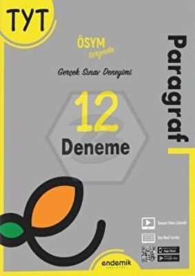 Endemik Yayınları TYT Paragraf 12`li Deneme Sınavı - 1
