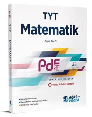 Eğitim Vadisi Yayınları YKS TYT Matematik Planlı Ders Föyü PDF Video Anlatım - 1