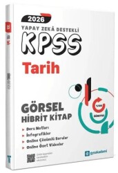 2026 KPSS Yapay Zeka Destekli Tarih Görsel Hibrit Kitap - gysakademi