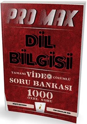 Promax Dil Bilgisi Tamamı Video Çözümlü Soru Bankası - 1