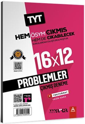 TYT Problemler ÖSYM Çıkmış ve Çıkabilecek Sorulardan Oluşturulmuş 16 Deneme Sınavı Tamamı Video Çözümlü - 1