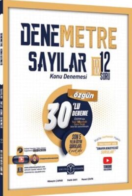 TYT Sayılar Denemetre 30 lu Konu Denemesi - 1