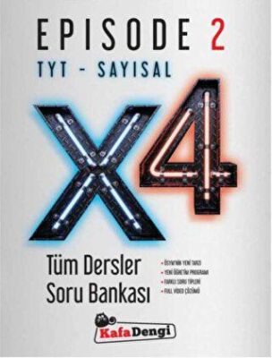 Kafa Dengi Yayınları TYT Sayısal X4 Tüm Dersler Soru Bankası Episode 2 - 1
