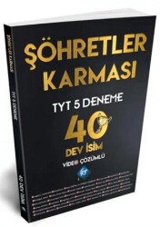 TYT Şöhretler Karması 40 Dev İsim 5 Deneme - KR Akademi Yayınları