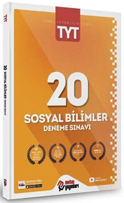 Metin Yayınları TYT Sosyal Bilimler 20 Deneme - 1