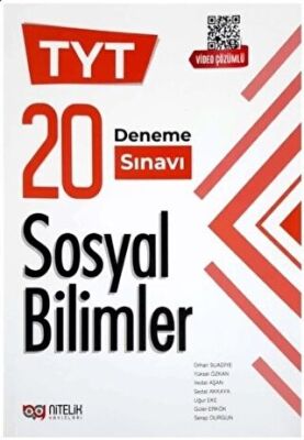 Nitelik Yayınları Nitelik YKS TYT Sosyal Bilimler 20 Deneme Video Çözümlü - 1