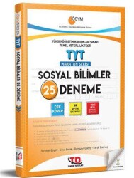 Tandem Yayınları Tandem TYT Sosyal Bilimler 25 Deneme - Tandem Yayınları
