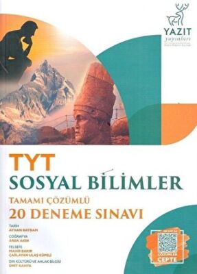 Yazıt YKS TYT Sosyal Bilimler Tamamı Çözümlü 20 Deneme Sınavı - 1