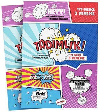 Bamba Yayınları TYT Tadımlık Türkçe 3 Branş Denemesi - 1