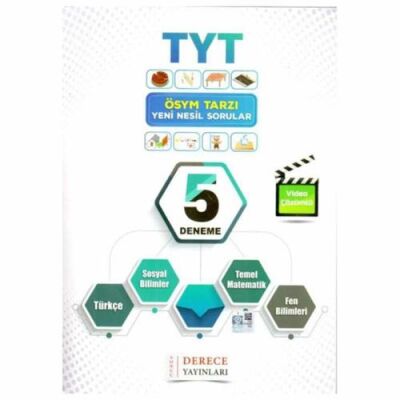 TYT Tamamı Çözümlü 5 Deneme - 1